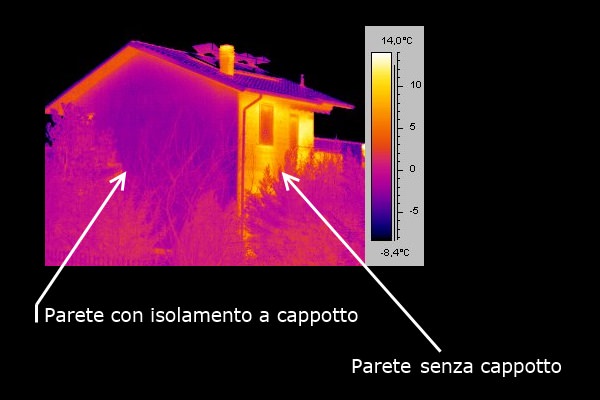 termografia isolamento termico